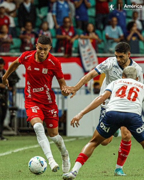América empató en Bahía durante el primer partido América empató en Bahía durante el primer partido