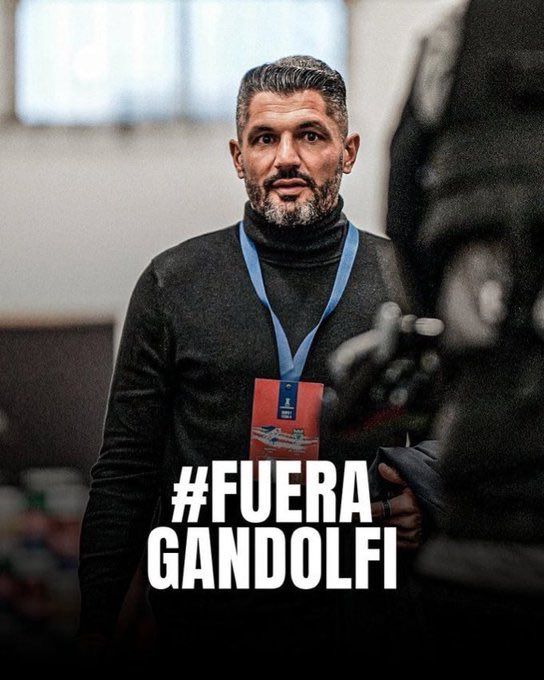 Gandolfi y sus problemas con la hinchada verde