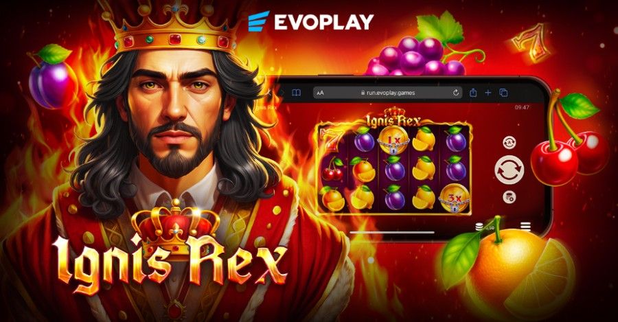 Ignis Rex: el nuevo reino ardiente de Evoplay llega a conquistar los carretes