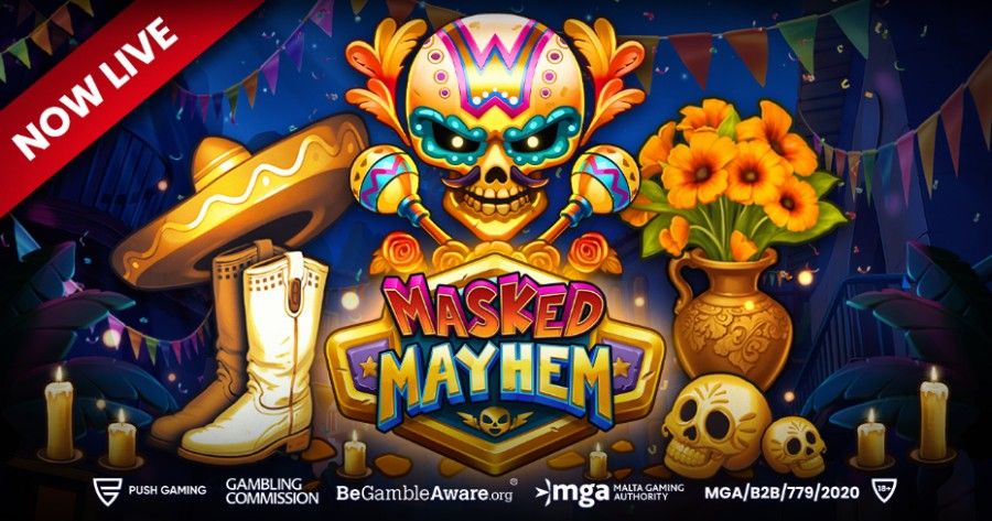 Push Gaming presenta Masked Mayhem, su nuevo título lleno de acción